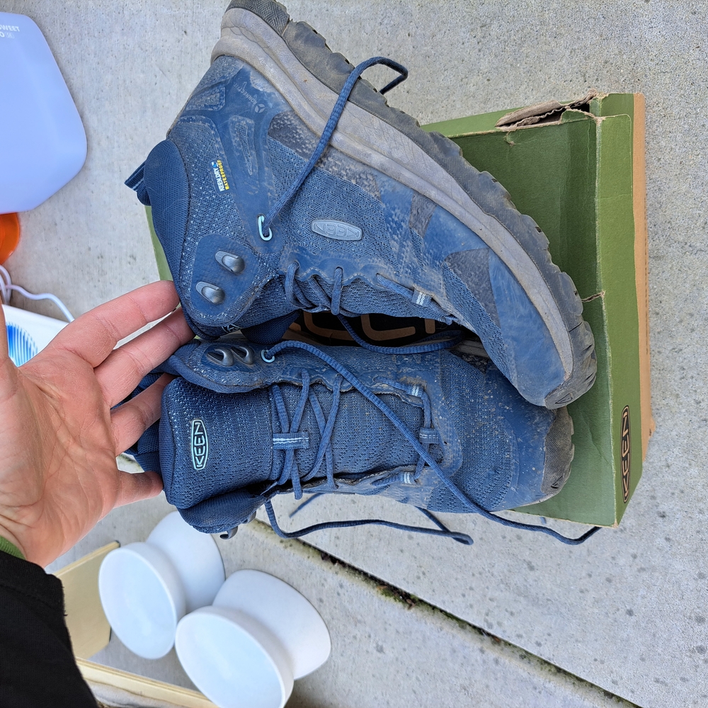 KEEN Blue Hiking Boots